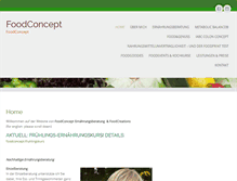 Tablet Screenshot of foodconcept.ch